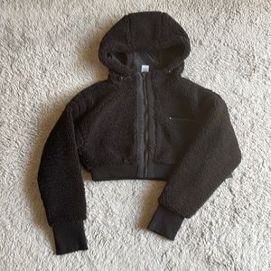 BRAND New Sherpa Crop Jacket!!